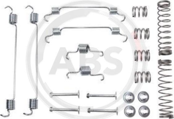 A.B.S. 0835Q - Accessory Kit, brake shoes parts5.com