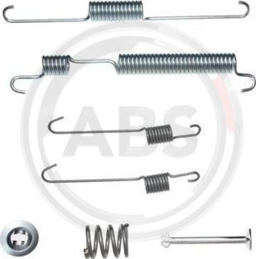 A.B.S. 0822Q - Set accesorii, sabot de frana parts5.com