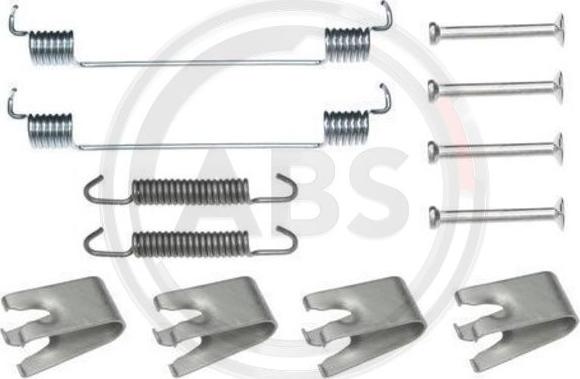 A.B.S. 0827Q - Zestaw dodatków, szczęki hamulcowe parts5.com