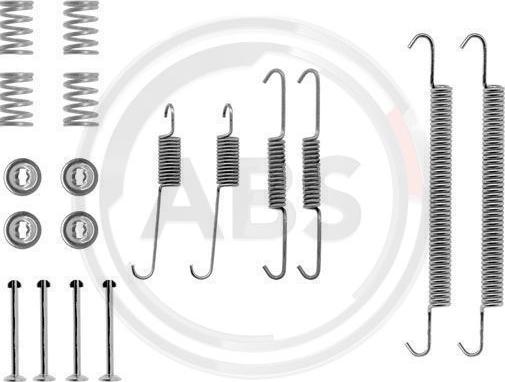 A.B.S. 0757Q - Zubehörsatz, Bremsbacken parts5.com