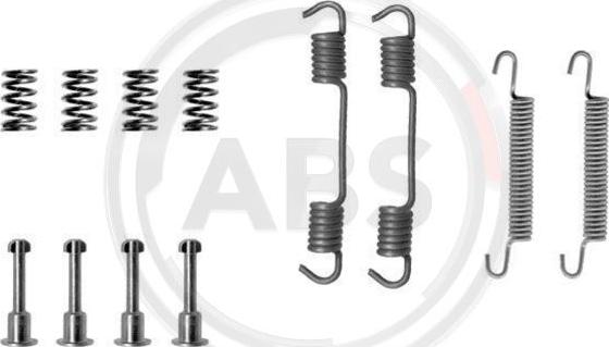 A.B.S. 0708Q - Accessory Kit, parking brake shoes parts5.com