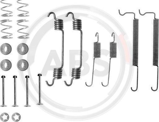 A.B.S. 0710Q - Set accesorii, sabot de frana parts5.com