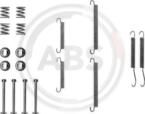 A.B.S. 0713Q - Set accesorii, saboti frana parcare parts5.com