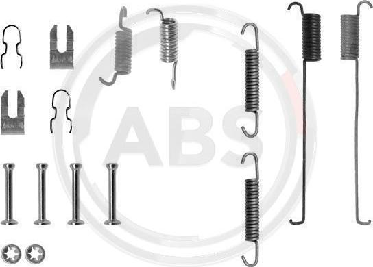 A.B.S. 0739Q - Set accesorii, sabot de frana parts5.com