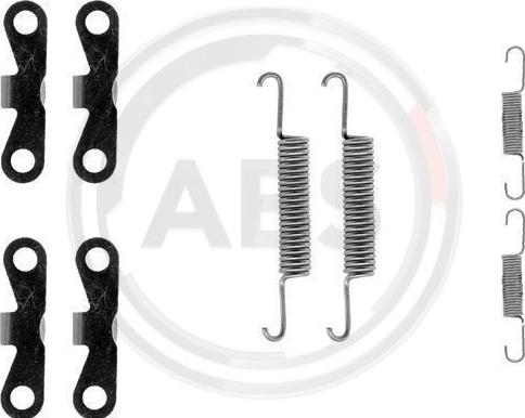 A.B.S. 0720Q - Set accesorii, saboti frana parcare parts5.com