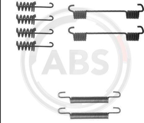 A.B.S. 0775Q - Set accesorii, saboti frana parcare parts5.com