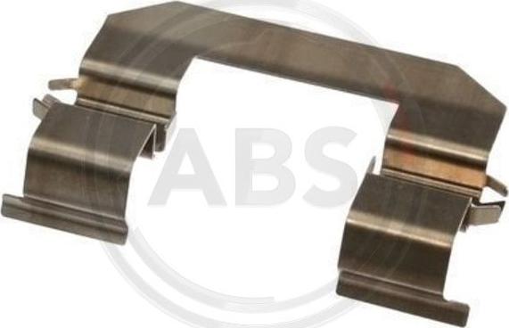 A.B.S. 1645Q - Zestaw akcesoriów, klocki hamulcowe parts5.com