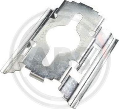 A.B.S. 1657Q - Zubehörsatz, Scheibenbremsbelag parts5.com