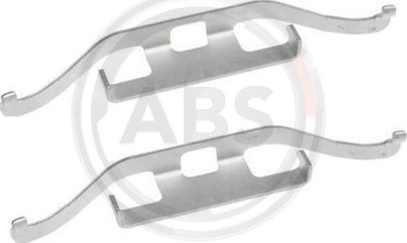 A.B.S. 1682Q - Kit d'accessoires, plaquette de frein à disque parts5.com