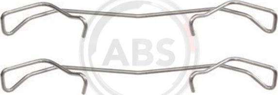 A.B.S. 1678Q - Zubehörsatz, Scheibenbremsbelag parts5.com