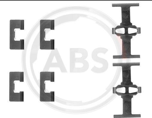 A.B.S. 1092Q - Set accesorii, placute frana parts5.com