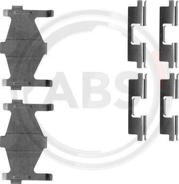 A.B.S. 1136Q - Zestaw akcesoriów, klocki hamulcowe parts5.com