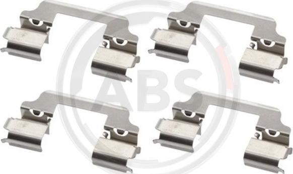 A.B.S. 1826Q - Set accesorii, placute frana parts5.com