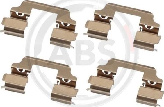 A.B.S. 1828Q - Set accesorii, placute frana parts5.com