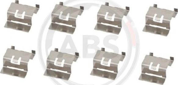 A.B.S. 1877Q - Set accesorii, placute frana parts5.com