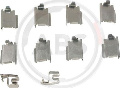 A.B.S. 1246Q - Set accesorii, placute frana parts5.com