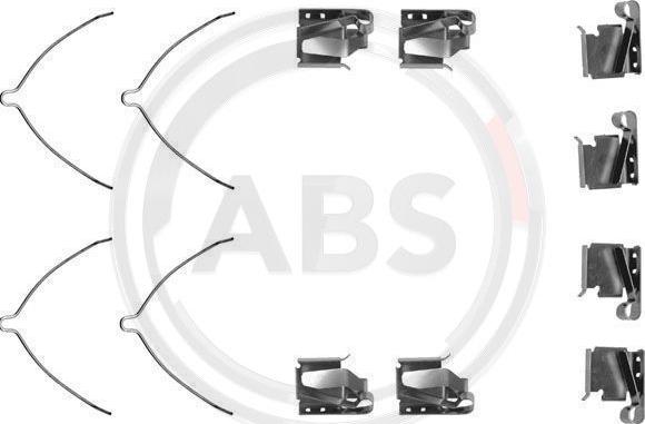 A.B.S. 1269Q - Zestaw akcesoriów, klocki hamulcowe parts5.com