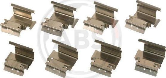 A.B.S. 1218Q - Set accesorii, placute frana parts5.com