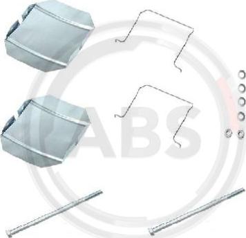 A.B.S. 1237Q - Set accesorii, placute frana parts5.com