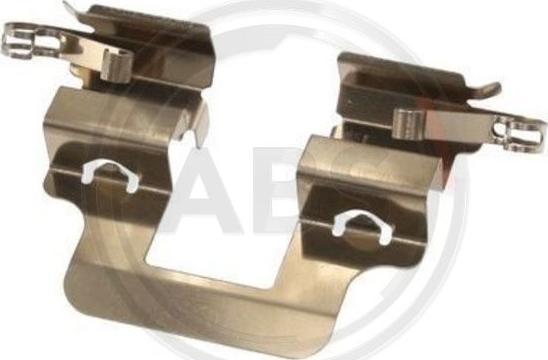 A.B.S. 1766Q - Set accesorii, placute frana parts5.com