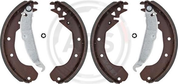 A.B.S. 8807 - Brake Shoe Set parts5.com