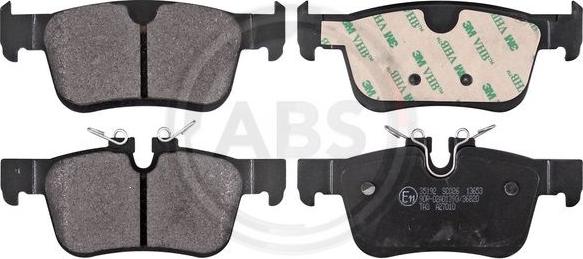 A.B.S. 35192 - Piduriklotsi komplekt,ketaspidur parts5.com