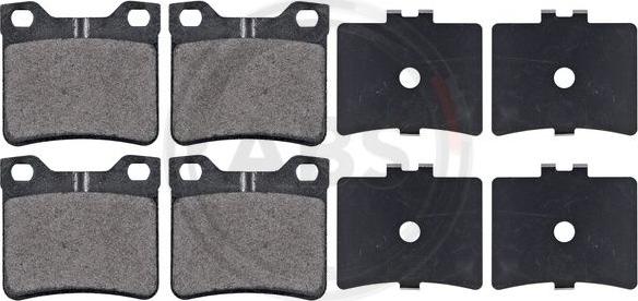 A.B.S. 36975 - Brake Pad Set, disc brake parts5.com