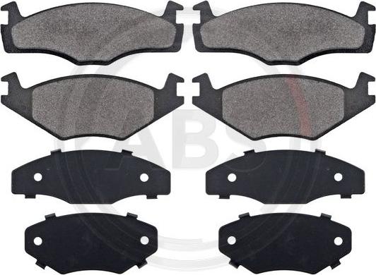 A.B.S. 36536 - Fékbetétkészlet, tárcsafék parts5.com