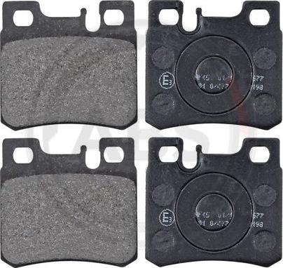 A.B.S. 36687 - Brake Pad Set, disc brake parts5.com