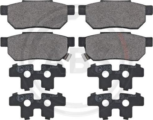 A.B.S. 36636 - Brake Pad Set, disc brake parts5.com