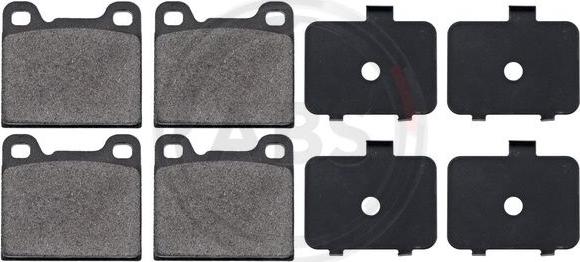 A.B.S. 36049 - Brake Pad Set, disc brake parts5.com