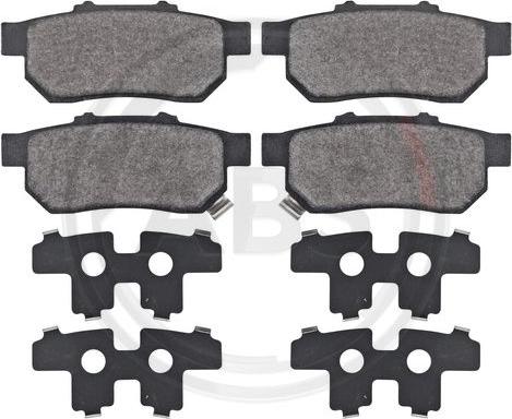 A.B.S. 36870 - Brake Pad Set, disc brake parts5.com