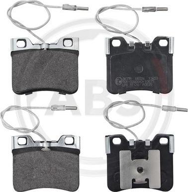 A.B.S. 36751 - Brake Pad Set, disc brake parts5.com