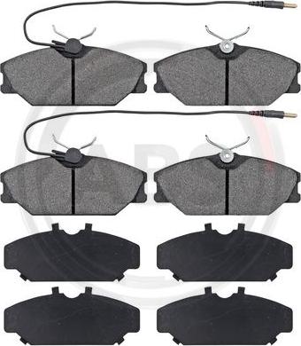 A.B.S. 36769 - Brake Pad Set, disc brake parts5.com