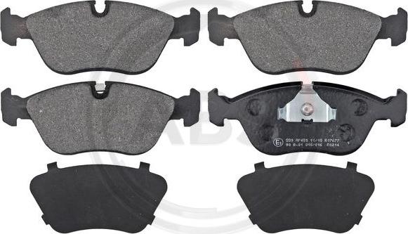 A.B.S. 36783 - Brake Pad Set, disc brake parts5.com