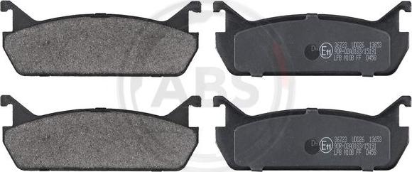 A.B.S. 36723 - Brake Pad Set, disc brake parts5.com