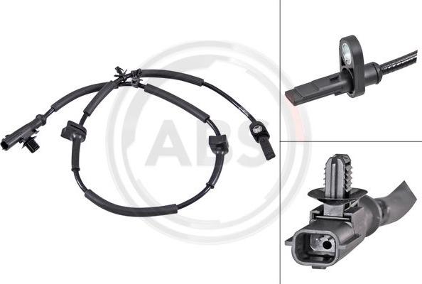 A.B.S. 31713 - Czujnik, prędkość obrotowa koła parts5.com