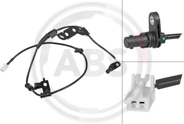 A.B.S. 32258 - Snímač počtu otáčok kolesa parts5.com