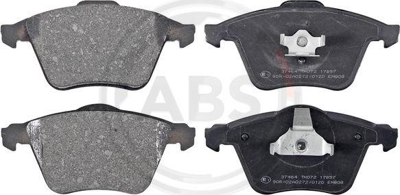 A.B.S. 37464 - Fékbetétkészlet, tárcsafék parts5.com