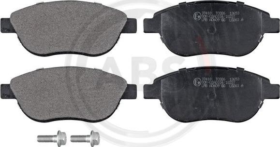 A.B.S. 37418 - Brake Pad Set, disc brake parts5.com