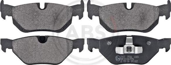 A.B.S. 37437 - Set placute frana,frana disc parts5.com