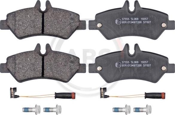 A.B.S. 37555 - Brake Pad Set, disc brake parts5.com