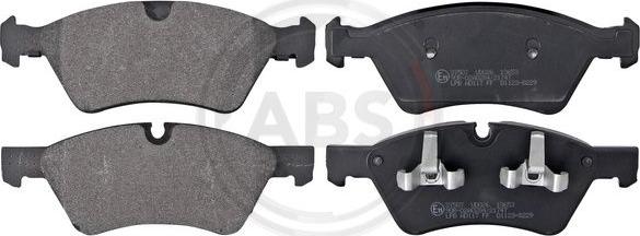 A.B.S. 37507 - Sada brzdových destiček, kotoučová brzda parts5.com