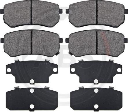 A.B.S. 37515 - Brake Pad Set, disc brake parts5.com