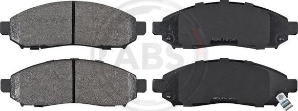 A.B.S. 37518 - Brake Pad Set, disc brake parts5.com