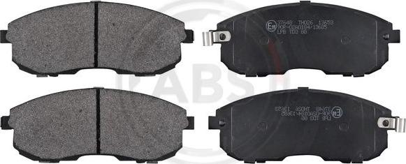 A.B.S. 37648 - Brake Pad Set, disc brake parts5.com