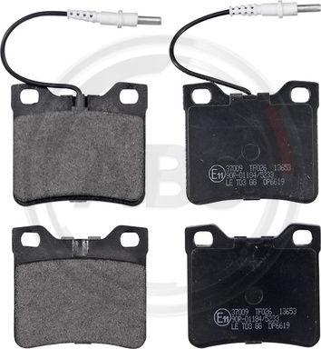 A.B.S. 37009 - Brake Pad Set, disc brake parts5.com