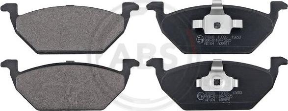 A.B.S. 37008 - Brake Pad Set, disc brake parts5.com