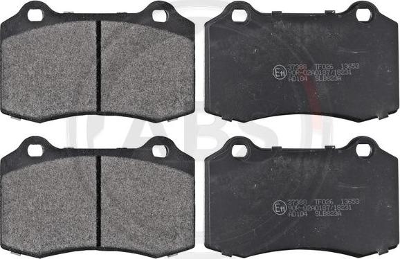 A.B.S. 37388 - Brake Pad Set, disc brake parts5.com