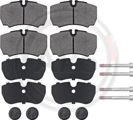 A.B.S. 37298 - Kit de plaquettes de frein, frein à disque parts5.com